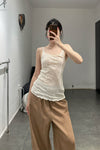 BASERANGE camisole top TOART-CG-AU23 UNDYED PB2